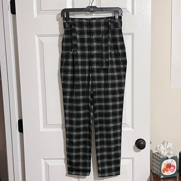 Hollister Pants Jumpsuits Hollister Ultra High Rise Plaid